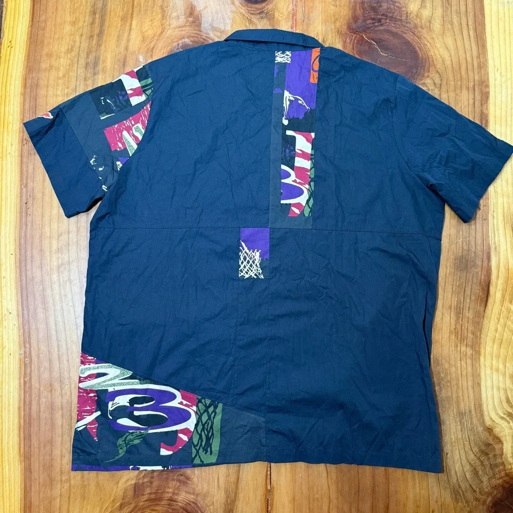 Jordan DN8991 Mens Shirt 2XL Florida Solefly Button Cotton Short Sleeve Lotto Z2